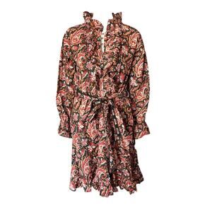 Sue Sartor Paisley Cotton Midi Dress